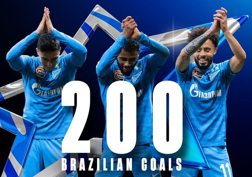 Zenitin brasilialaispelaajat tehneet 200 maalia!