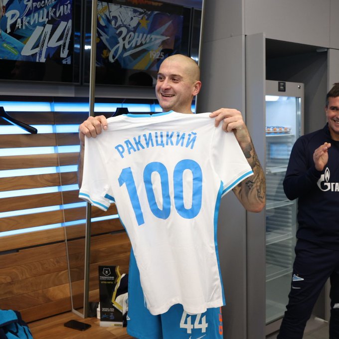 Yaroslav Rakitsky: Olen ylpeä kun olen saanut pelata sata ottelua Zenitissä